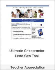 Ultimate Chiropractor Lead Gen Tool – Teacher Appreciation