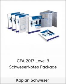 Kaplan Schweser – CFA 2017 Level 3 SchweserNotes Package