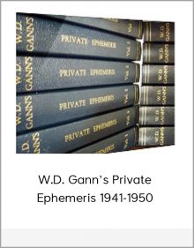 W.D. Gann’s Private Ephemeris 1941-1950