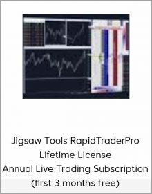 Jigsaw Tools RapidTraderPro Lifetime License+ Annual Live Trading Subscription (first 3 months free)