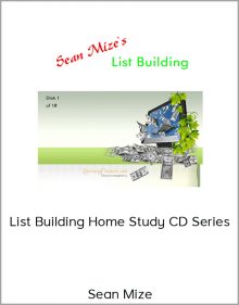 Sean Mize – List Building Home Study CD Series