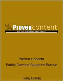 Tony Laidig – Proven Content + Public Domain Blueprint Bundle