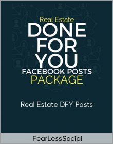 FearLessSocial – Real Estate DFY Posts