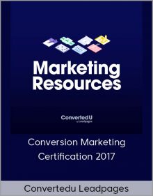 Convertedu Leadpages -Conversion Marketing Certification 2017