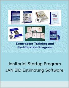 Janitorial Startup Program + JAN BID Estimating Software