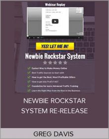 GREG DAVIS NEWBIE ROCKSTAR SYSTEM RE-RELEASE