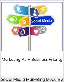 Social Media Marketing Module 2 - Marketing As A Business Priority