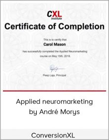 Conversionxl Applied neuromarketing by André Morys