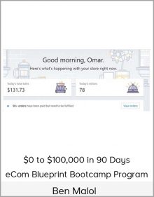 Ben Malol – $0 to $100,000 in 90 Days – eCom Blueprint Bootcamp Program