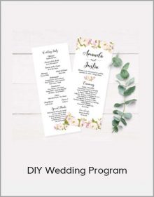 DIY Wedding Program