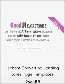 GoodUI – Highest Converting Landing & Sales Page Templates