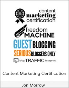 Jon Morrow - Content Marketing Certification