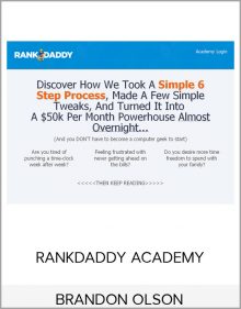 BRANDON OLSON – RANKDADDY ACADEMY