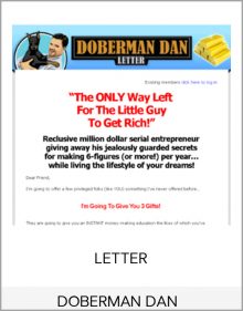 DOBERMAN DAN – LETTER