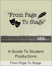 From Page To Stage - A Guide To Student Productions