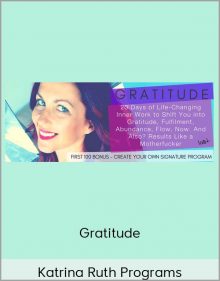 Katrina Ruth Programs - Gratitude