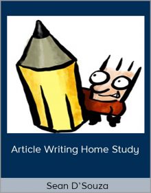 Article Writing Home Study from Sean D’Souza