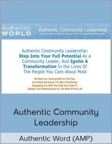 Authentic Word (AMP) - Authentic Community Leadership