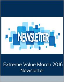 Extreme Value March 2016 Newsletter