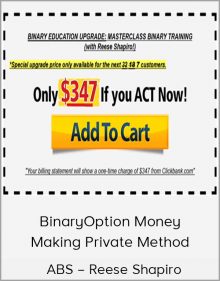 ABS – Reese Shapiro – BinaryOption Money Making Private Method