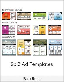 Bob Ross - 9x12 Ad Templates