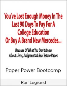 Ron Legrand - Paper Power Bootcamp