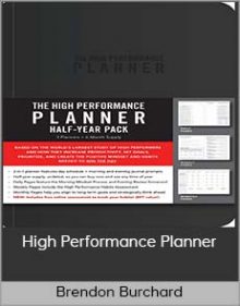 Brendon Burchard – High Performance Planner