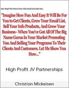 Christian Mickelsen – High Profit JV Partnerships