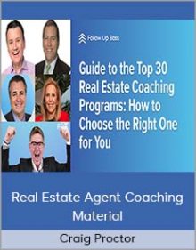 Craig Proctor – Real Estate Agent Coaching Material