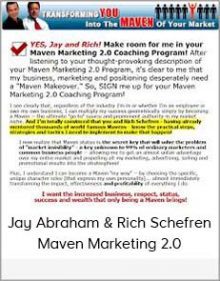 Jay Abraham & Rich Schefren Maven Marketing 2