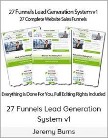 Jeremy Burns - 27 Funnels Lead Generation System v1