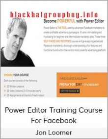 Jon Loomer - Power Editor Training Course For Facebook