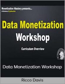 Ricco Davis - Data Monetization Workshop