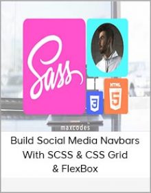 Build Social Media Navbars with SCSS & CSS Grid & FlexBox