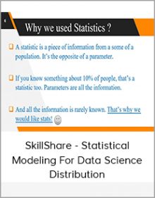 SkillShare - Statistical Modeling For Data Science - Distribution