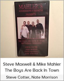 Steve Cotter, Nate Morrison, Steve Maxwell & Mike Mahler - The Boys Are Back In Town