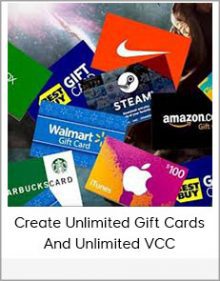 Create Unlimited Gift Cards And Unlimited VCC