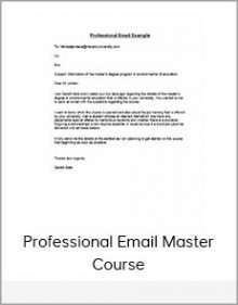 Professional Email Master Course