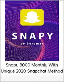 Snapy 3000 Monthly With Unique 2020 Snapchat Method