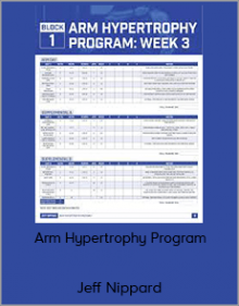 Jeff Nippard - Arm Hypertrophy Program