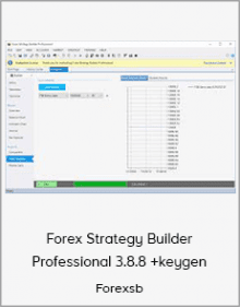 Forexsb - Forex Strategy Builder Professional 3.8.8 +keygen