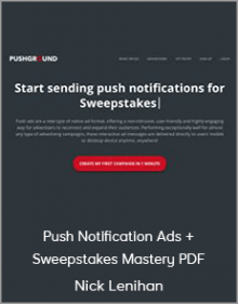 Nick Lenihan - Push Notification Ads + Sweepstakes Mastery PDF