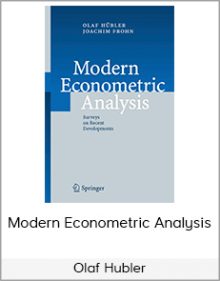 Olaf Hubler - Modern Econometric Analysis