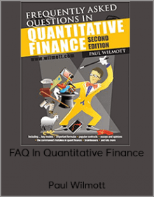 Paul Wilmott - FAQ In Quantitative Finance