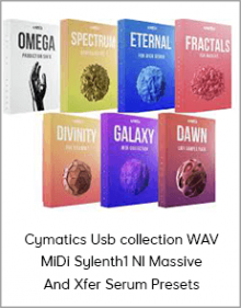 Cymatics Usb collection WAV MiDi Sylenth1 NI Massive And Xfer Serum Presets