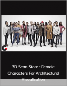 3D Scan Store : Female Characters For Architectural Visualisation