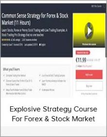 Explosive Strategy Course For Forex & Stock Market