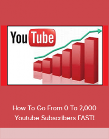 How To Go From 0 To 2,000 Youtube Subscribers FAST!