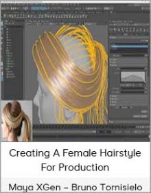 Maya XGen – Bruno Tornisielo – Creating A Female Hairstyle For Production