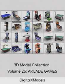 DigitalXModels – 3D Model Collection – Volume 25: ARCADE GAMES